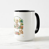 Darius Skelett Dinosaurier Langarm Tasse (VorderseiteRechts)