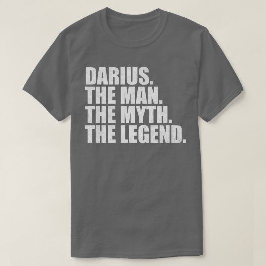 DariusDarius Name Darius Vorname T-Shirt (Design vorne)
