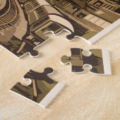 Darjeeling India Illustration Travel Art Vintag Puzzle (Seite)