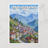 Darjeeling Indien Postkarte (Vorderseite)