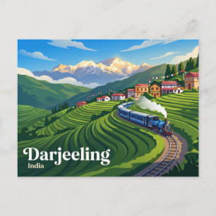 Darjeeling Indien Postkarte