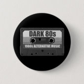 DARK 80er Cassette Tape Button (Vorderseite)