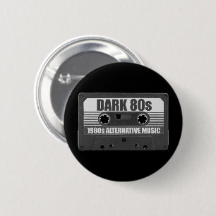 DARK 80er Cassette Tape Button