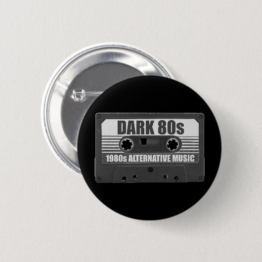 DARK 80er Cassette Tape Button (Vorne & Hinten)