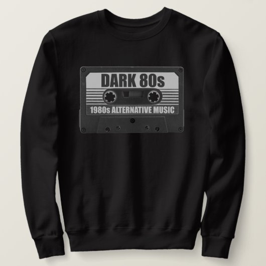 DARK 80er Cassette Tape Sweatshirt (Design vorne)