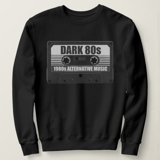 DARK 80er Cassette Tape Sweatshirt (Design vorne)