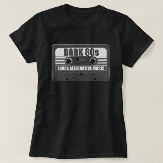 DARK 80er Cassette Tape T - Shirt (Design vorne)