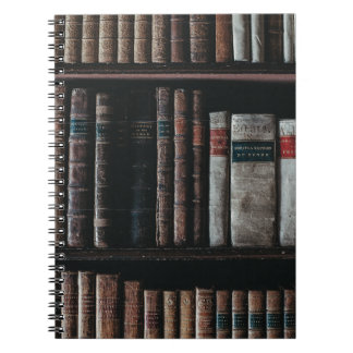 Dark Academia Ästhetische Bibliothek Notizblock