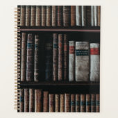 Dark Academia Ästhetische Bibliothek Planer (Vorderseite)