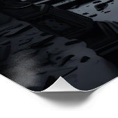 Dark Academia Ästhetische Gotische Bibliothek Akad Poster (Ecke)