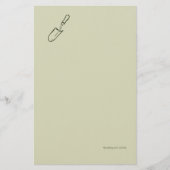 Dark Academia Botany Garden Reader Gift Briefpapier (Vorderseite)