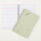 Dark Academia Botany Garden Reader Gift Notizblock (Innen)