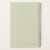 Dark Academia Botany Garden Reader Gift Notizblock (Rückseite)