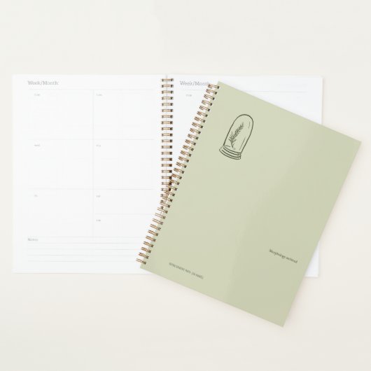 Dark Academia Botany Garden Reader Gift Planer (Anzeige)