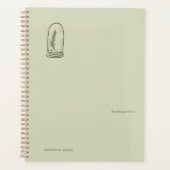 Dark Academia Botany Garden Reader Gift Planer (Vorderseite)