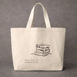 Dark Academia – Buchkunst | Geschenk für Introvert Jumbo Stoffbeutel