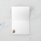 Dark Academia Foto Graduation Party Dankeskarte (Innenseite)