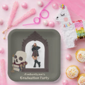 Dark Academia Foto Graduation Party Pappteller (Party)