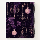 Dark Academia Goth Ästhetik Name Sentiment Notizblock (Rückseite)