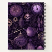 Dark Academia Goth Ästhetik Name Sentiment Notizblock (Rückseite)