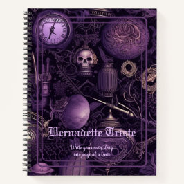 Dark Academia Goth Ästhetik Name Sentiment Notizblock