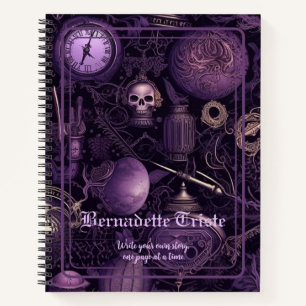 Dark Academia Goth Ästhetik Name Sentiment Notizblock