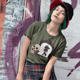 Dark Academia Graphic with Foto T-Shirt