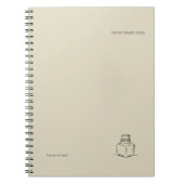 Dark Academia – ink pot Art | Introvert Gift Book  Notizblock (Vorderseite)