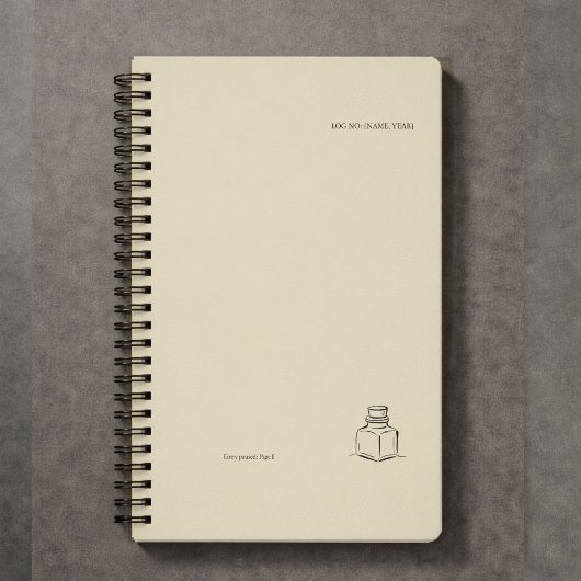 Dark Academia – ink pot Art | Introvert Gift Book  Planer