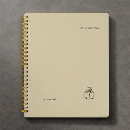 Dark Academia – ink pot Art | Introvert Gift Book  Planer