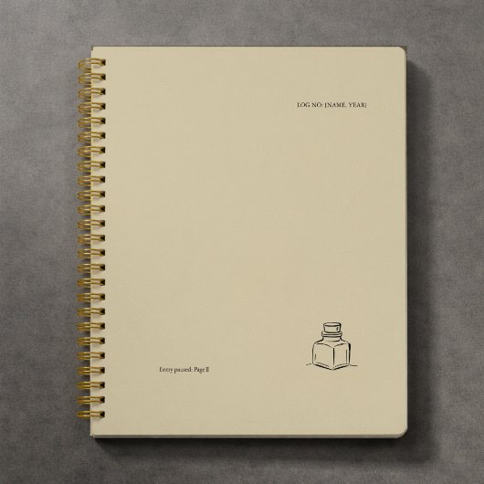 Dark Academia – ink pot Art | Introvert Gift Book  Planer