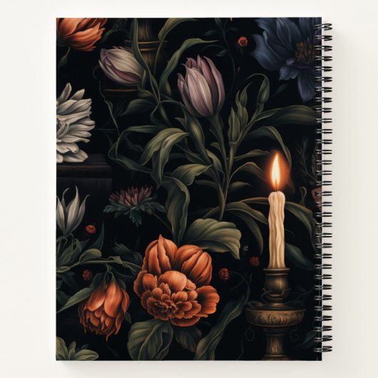 Dark Academia Journal-Notebook Notizblock (Rückseite)