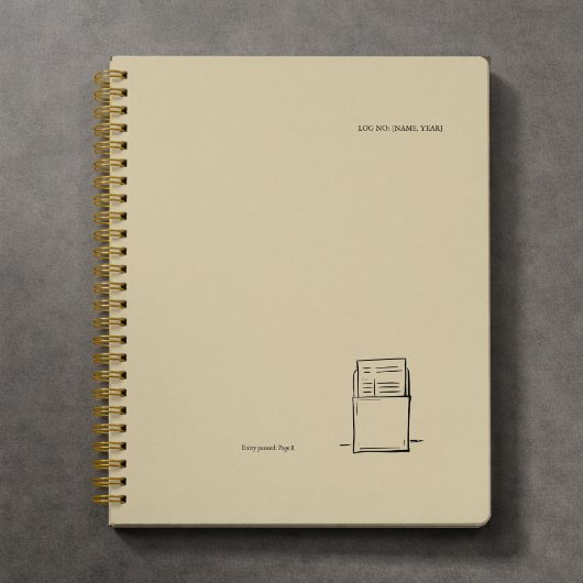 Dark Academia – Library Card motif for book lovers Planer