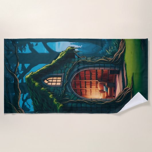 Dark Academia = Lover Gift Strandtuch (Vorderseite)