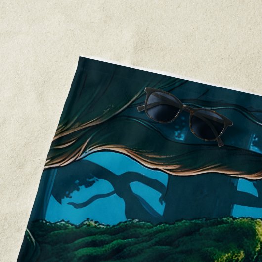 Dark Academia = Lover Gift Strandtuch (Beispiel)