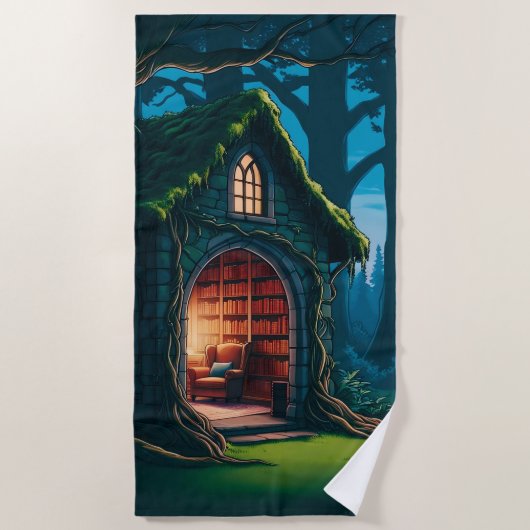 Dark Academia = Lover Gift Strandtuch (Vorderseite)