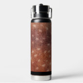 Dark-Academia-Monogramm-Dappled-Rehbraun Trinkflasche (Hinten)