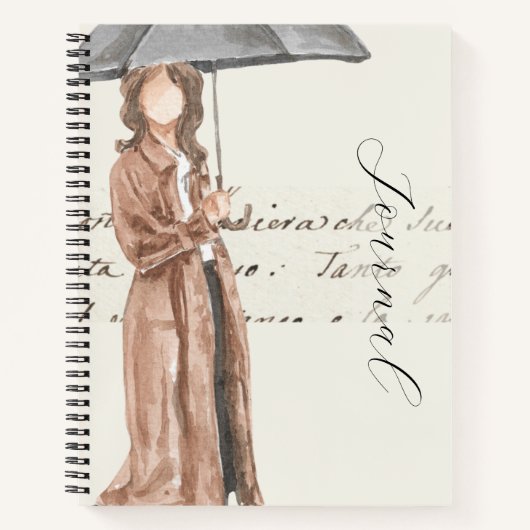 Dark Academia Notebook Notizblock (Vorderseite)