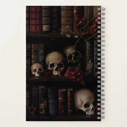 Dark Academia Notizblock (Rückseite)