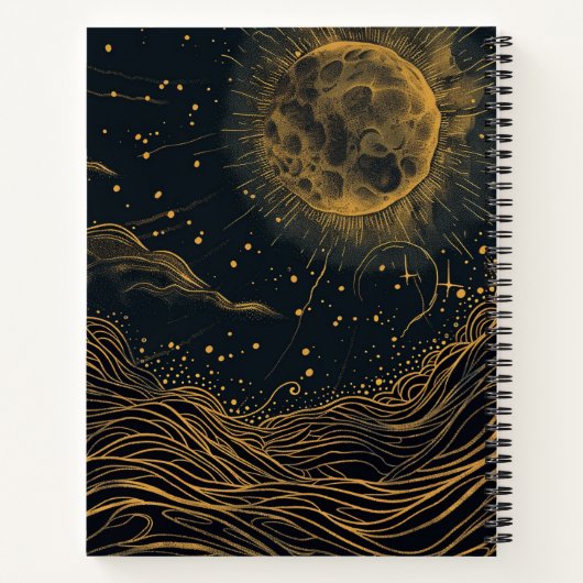 Dark Academia Notizblock (Rückseite)