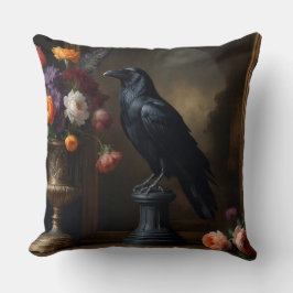 Dark Academia Raven Kissen