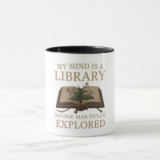 Dark Academia Tasse | Bibliothekszitat Kaffeetasse