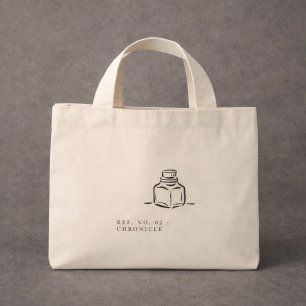Dark Academia – Tintenfass Kunst Geschenk für In Mini Stoffbeutel