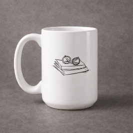Dark Academia – Vintage Book Art | Introvert Gift  Kaffeetasse
