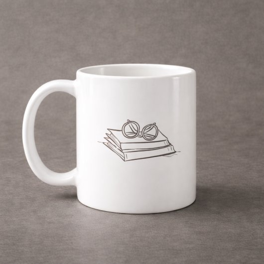 Dark Academia – Vintage Book Art | Introvert Gift Kaffeetasse