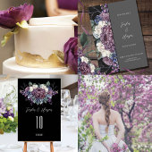 Dark Aesthetic Goth Wedding Bouquet Einladung