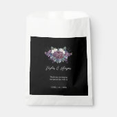 Dark Aesthetic Goth Wedding Bouquet Geschenktütchen (Vorderseite)