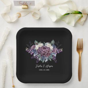 Dark Aesthetic Goth Wedding Bouquet Pappteller