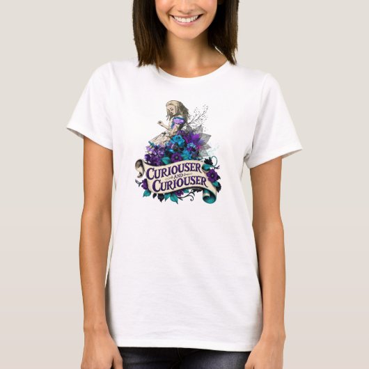 Dark Alice Curiouser and Curiouser T-Shirt (Vorderseite)