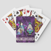Dark Alice im Wunderland King & Queen Funny Spielkarten (Rückseite)